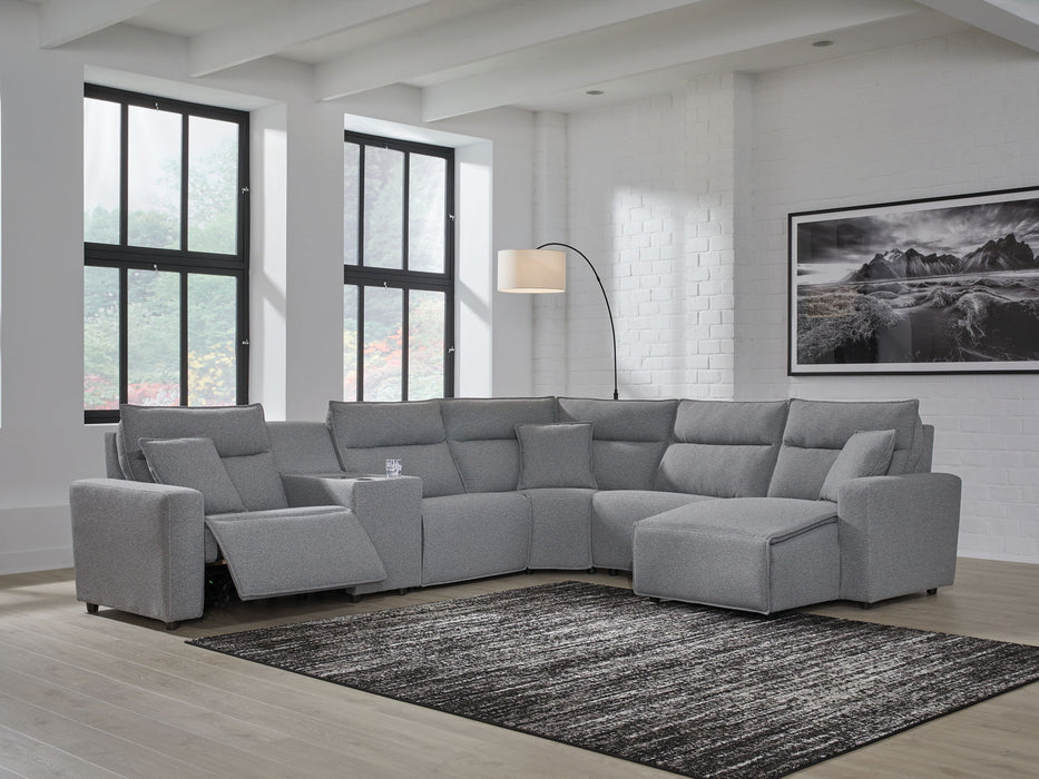 ModMax II - Salt And Pepper - Reclining Sectional – Reclining Sectionals by Signature Design by Ashley® at Furniture Wholesale Plus , Nashville furniture store