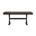 Tulane - 6 Piece Dining Set With Table, 4 Chairs, And Bench - Oak And Black – 6 Piece Dining Room Sets by Elements International at Furniture Wholesale Plus , Nashville furniture store