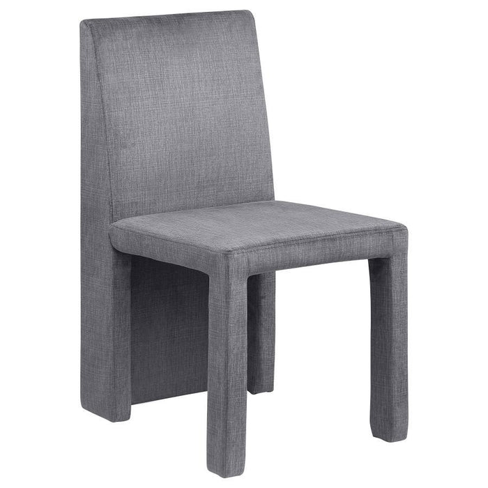 Tordera - Velvet Upholstered Dining Side Chair (Set of 2) - Gray – Chair Sets by Coaster Fine Furniture at Furniture Wholesale Plus , Nashville furniture store