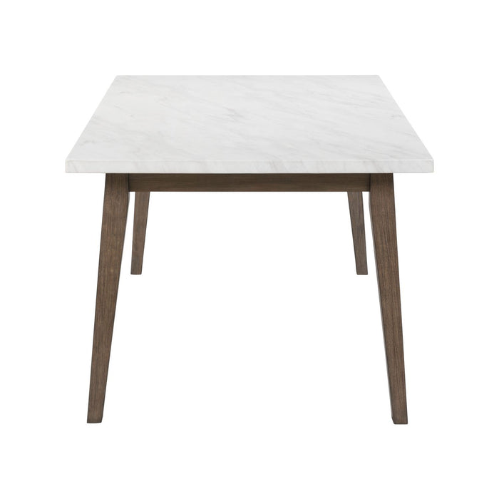 Edison - Rectangular Leg Table With Faux Marble Top - Brownstone – Dining Tables by Liberty Furniture at Furniture Wholesale Plus , Nashville furniture store