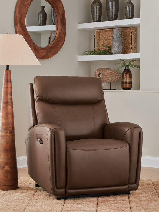 Pincara - Power AutoGlide Recliner With Audio System - Umber – Glider Chairs by Signature Design by Ashley® at Furniture Wholesale Plus , Nashville furniture store