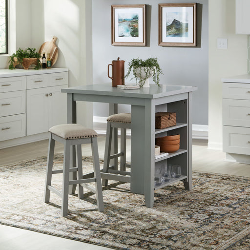 Brook Creek - Counter Set – 3 Piece Dining Room Sets by Liberty Furniture at Furniture Wholesale Plus , Nashville furniture store