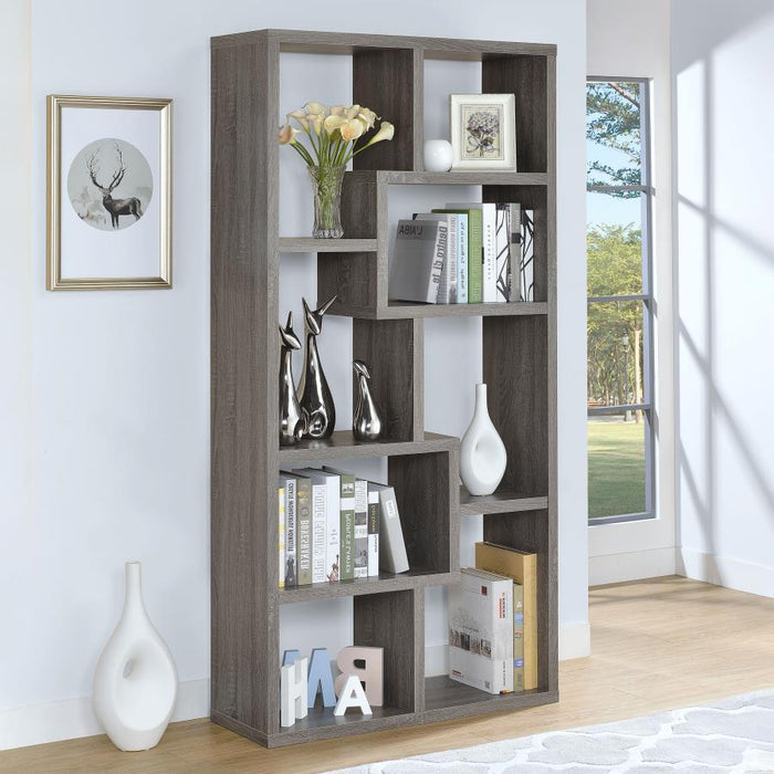 Theo - 6-Shelf Bookshelf - Premium Standard Bookcases from CoasterEveryday - Just $249! Shop now at Furniture Wholesale Plus  We are the best furniture store in Nashville, Hendersonville, Goodlettsville, Madison, Antioch, Mount Juliet, Lebanon, Gallatin, Springfield, Murfreesboro, Franklin, Brentwood