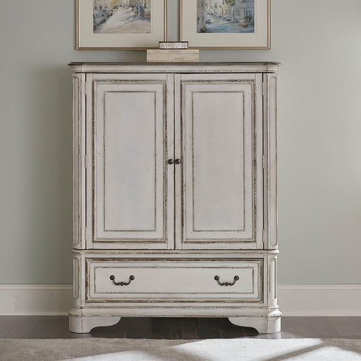 Magnolia Manor - Door Chest - Antique White – Door Chests by Liberty Furniture at Furniture Wholesale Plus , Nashville furniture store
