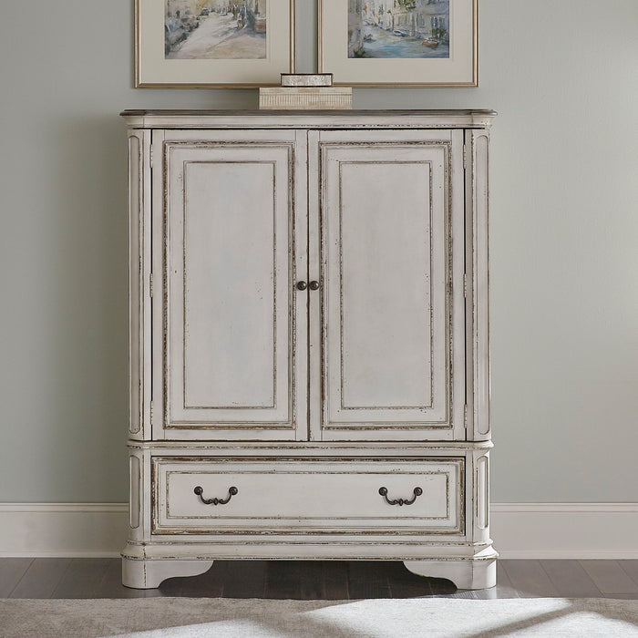Magnolia Manor - Door Chest - Antique White – Door Chests by Liberty Furniture at Furniture Wholesale Plus , Nashville furniture store