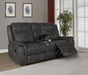 Lawrence - Upholstered Padded Arm Reclining Loveseat - Charcoal - Premium Reclining Loveseats from CoasterEveryday - Just $1049! Shop now at Furniture Wholesale Plus  We are the best furniture store in Nashville, Hendersonville, Goodlettsville, Madison, Antioch, Mount Juliet, Lebanon, Gallatin, Springfield, Murfreesboro, Franklin, Brentwood