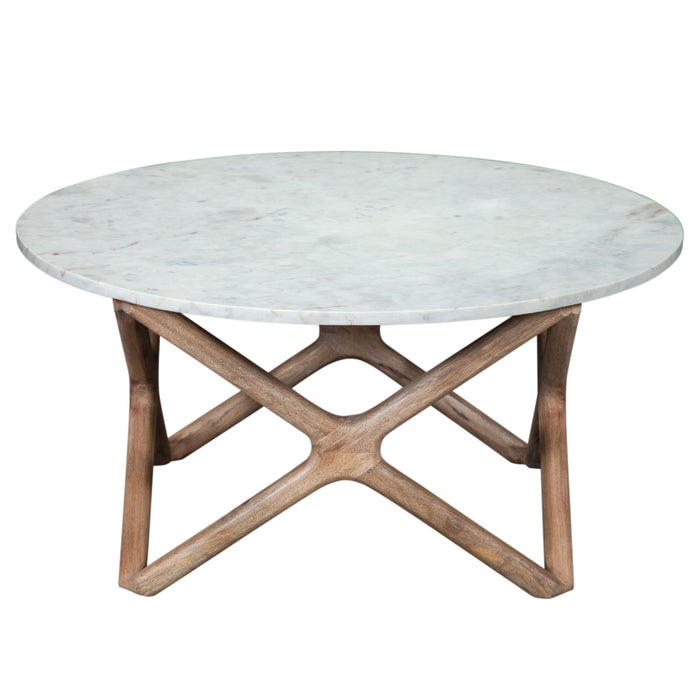 Wyman - Marble Top Table – Coffee Tables by Steve Silver Furniture at Furniture Wholesale Plus , Nashville furniture store
