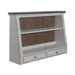 River Place - Angled Server Hutch - Riverstone White & Tobacco – Hutches by Liberty Furniture at Furniture Wholesale Plus , Nashville furniture store