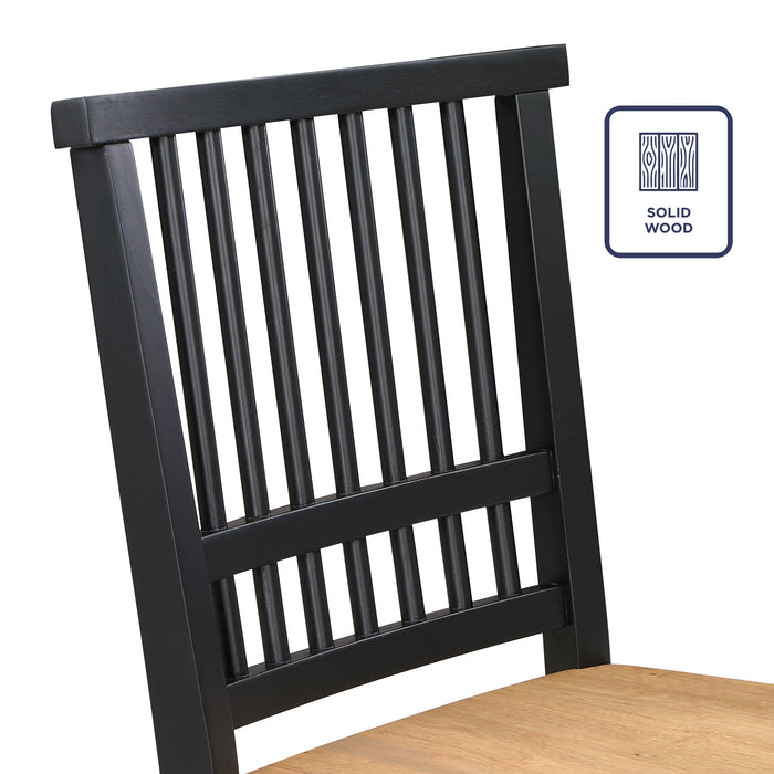 Magnolia - Counter Stool (Set of 2) - Black – Stool Sets by Steve Silver Furniture at Furniture Wholesale Plus , Nashville furniture store