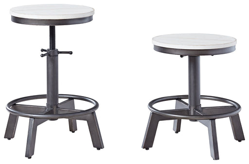 Torjin - Swivel Stool (Set of 2) - Premium Stool Sets from Signature Design by Ashley® - Just $148! Shop now at Furniture Wholesale Plus  We are the best furniture store in Nashville, Hendersonville, Goodlettsville, Madison, Antioch, Mount Juliet, Lebanon, Gallatin, Springfield, Murfreesboro, Franklin, Brentwood