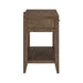 Shaker Lakes - Open Nightstand With Charging Station - Harvest Brown – Nightstands w/ Charging Stations by Liberty Furniture at Furniture Wholesale Plus , Nashville furniture store