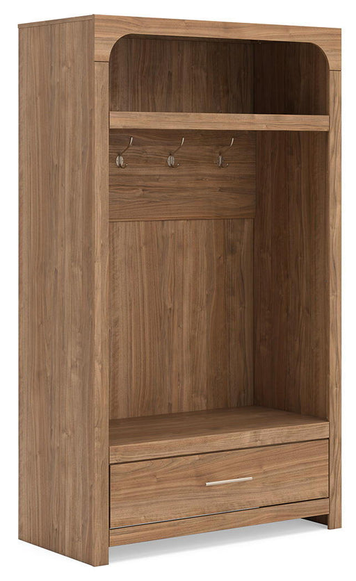 Dovander - Hall Tree With Storage Bench - Brown – Hall Trees by Signature Design by Ashley® at Furniture Wholesale Plus , Nashville furniture store