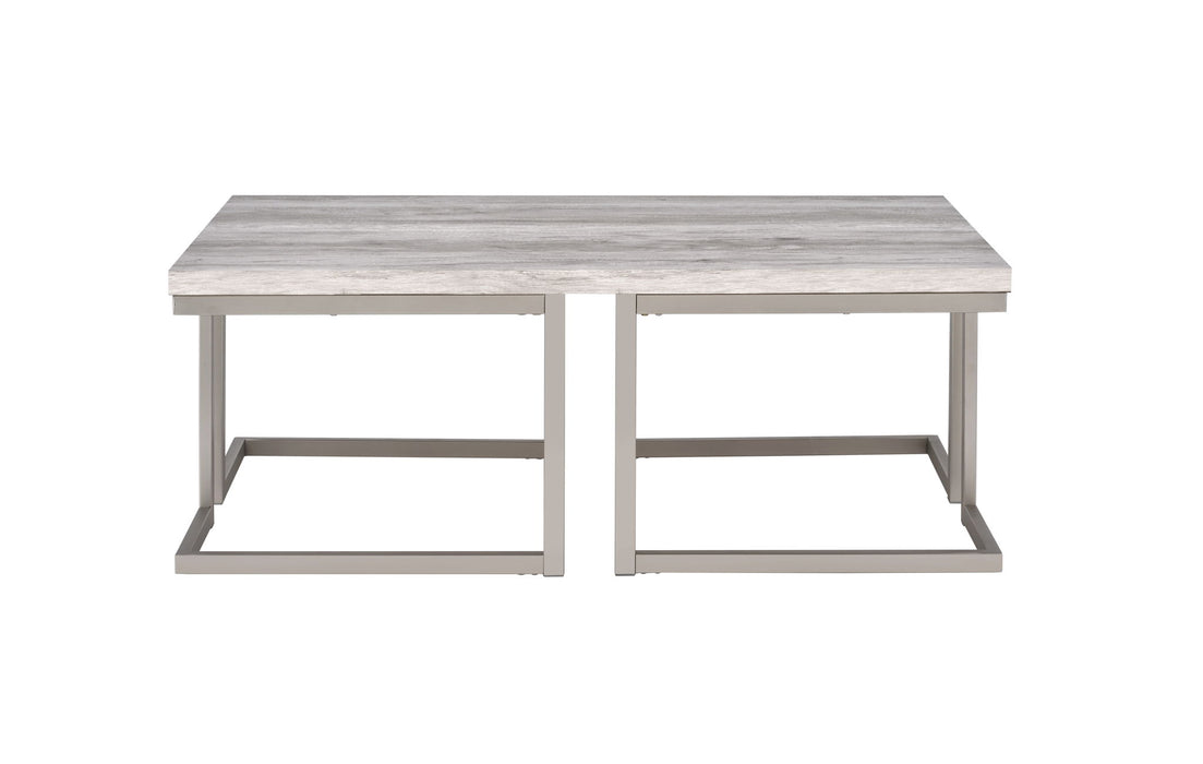 David - 3 Piece - White – Table Sets by Steve Silver Furniture at Furniture Wholesale Plus , Nashville furniture store