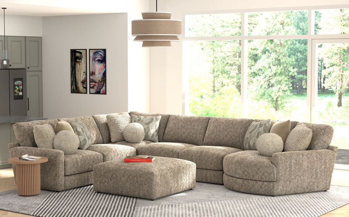 Turner - Sectional – Stationary Sectionals by Jackson at Furniture Wholesale Plus , Nashville furniture store