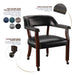 Tournament - Arm Chair With Casters - Premium Arm Chairs from Steve Silver Furniture - Just $199! Shop now at Furniture Wholesale Plus  We are the best furniture store in Nashville, Hendersonville, Goodlettsville, Madison, Antioch, Mount Juliet, Lebanon, Gallatin, Springfield, Murfreesboro, Franklin, Brentwood