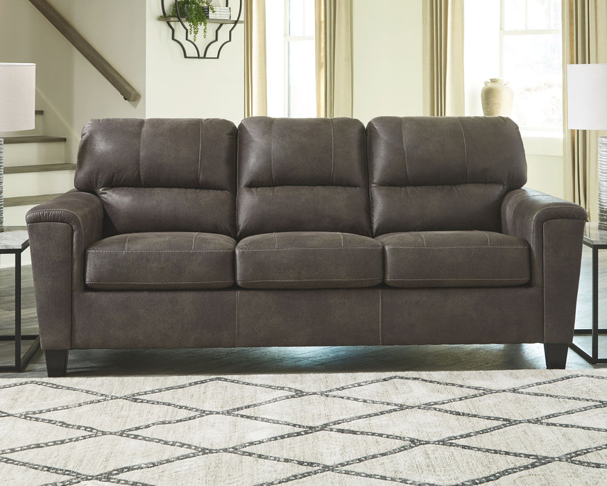 Navi - Queen Sofa Sleeper - Smoke – Sleeper Sofas by Signature Design by Ashley® at Furniture Wholesale Plus , Nashville furniture store