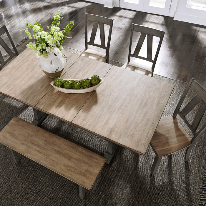 Lindsey Farm - Trestle Table – Dining Tables by Liberty Furniture at Furniture Wholesale Plus , Nashville furniture store