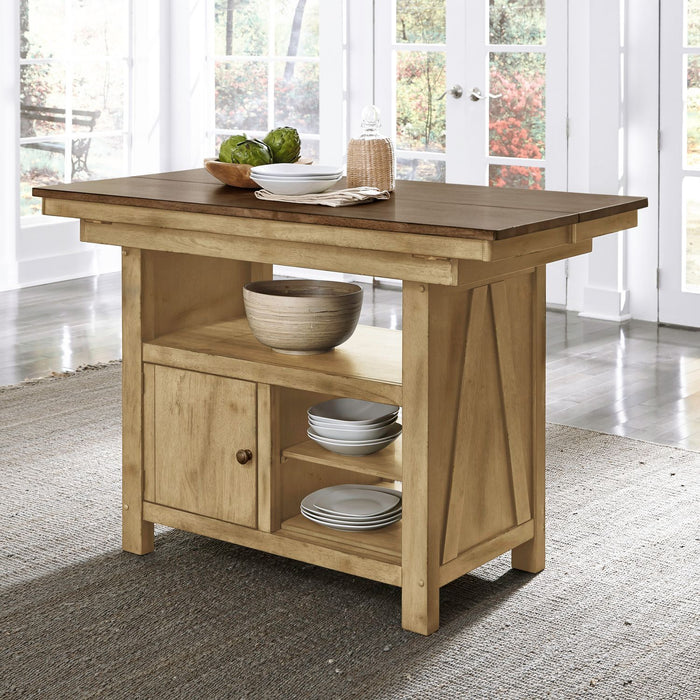 Lindsey Farm - Gathering Table Set - Natural & Brown – Counter Tables by Liberty Furniture at Furniture Wholesale Plus , Nashville furniture store
