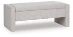 Akselman - Storage Bench - Gray – Storage Benches by Signature Design by Ashley® at Furniture Wholesale Plus , Nashville furniture store