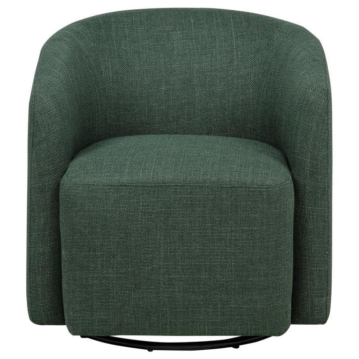 Mossbrook - Fabric Upholstered Swivel Accent Chair – Swivel Chairs by Coaster Fine Furniture at Furniture Wholesale Plus , Nashville furniture store