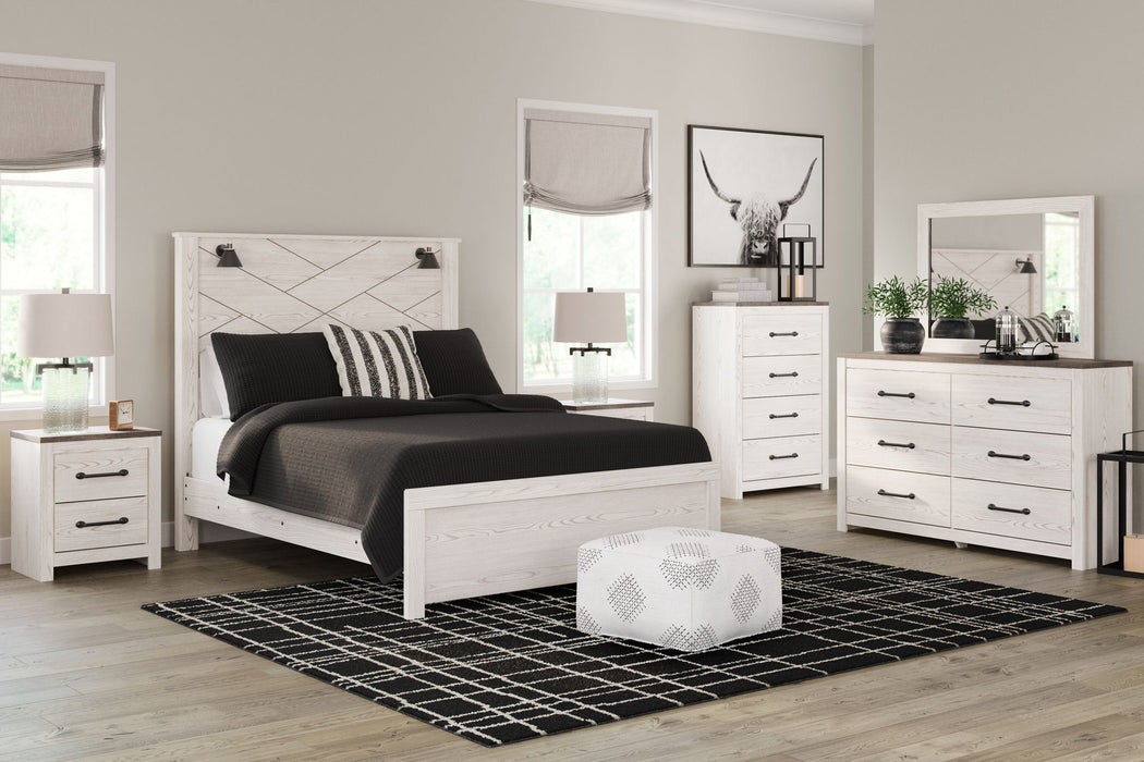 Gerridan - Panel Bedroom Set With Sconces – 6 Piece Bedroom Sets by Signature Design by Ashley® at Furniture Wholesale Plus , Nashville furniture store