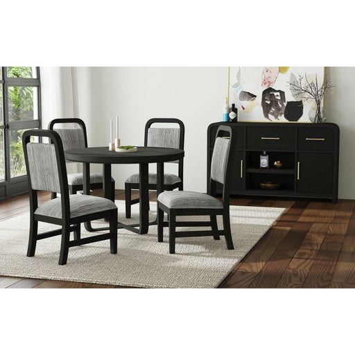 Ridgemont - Standard Height Round Dining Set – 5 Piece Dining Room Sets by Elements International at Furniture Wholesale Plus , Nashville furniture store