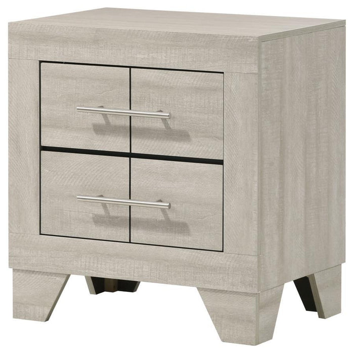 Trenton - 2-Drawer Nightstand Bedside Table - Rustic Cream – Accent Nightstands by Coaster Fine Furniture at Furniture Wholesale Plus , Nashville furniture store