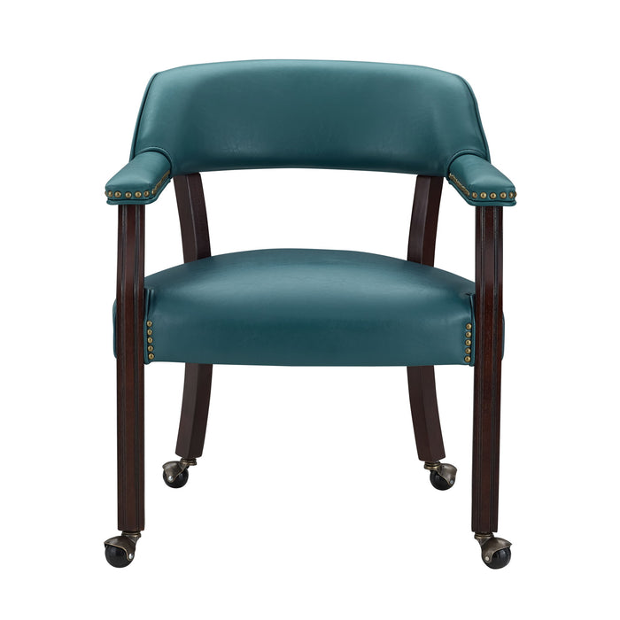 Tournament - Arm Chair With Casters – Arm Chairs by Steve Silver Furniture at Furniture Wholesale Plus , Nashville furniture store