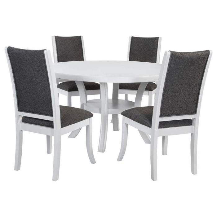 Judd - Round Wood Dining Table Set - Premium 5 Piece Dining Room Sets from Coaster Fine Furniture - Just $1239! Shop now at Furniture Wholesale Plus  We are the best furniture store in Nashville, Hendersonville, Goodlettsville, Madison, Antioch, Mount Juliet, Lebanon, Gallatin, Springfield, Murfreesboro, Franklin, Brentwood