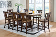 Rylandeen - Counter Height Extension Dining Table Set – 5 Piece Dining Room Sets by Signature Design by Ashley® at Furniture Wholesale Plus , Nashville furniture store