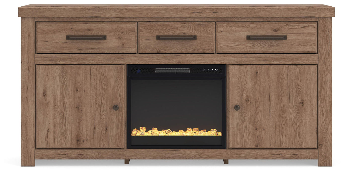 Garistyn - TV Stand With Fireplace Option – TV Stands by Signature Design by Ashley® at Furniture Wholesale Plus , Nashville furniture store