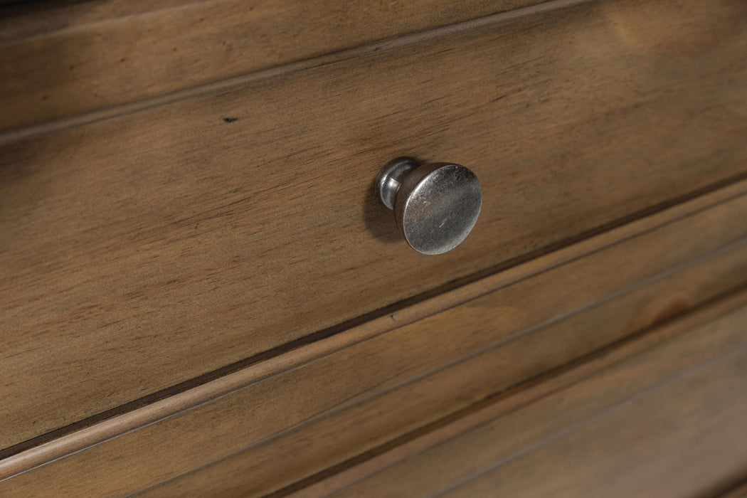 Feddinger - Dresser And Mirror - Medium Brown – Dresser & Mirror by Signature Design by Ashley® at Furniture Wholesale Plus , Nashville furniture store