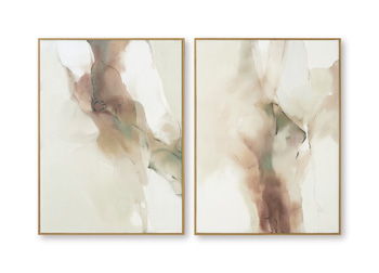 Brettwarth - Wall Art Set (Set of 2) - Green / Blue / Yellow – Canvas Art Sets by Signature Design by Ashley® at Furniture Wholesale Plus , Nashville furniture store
