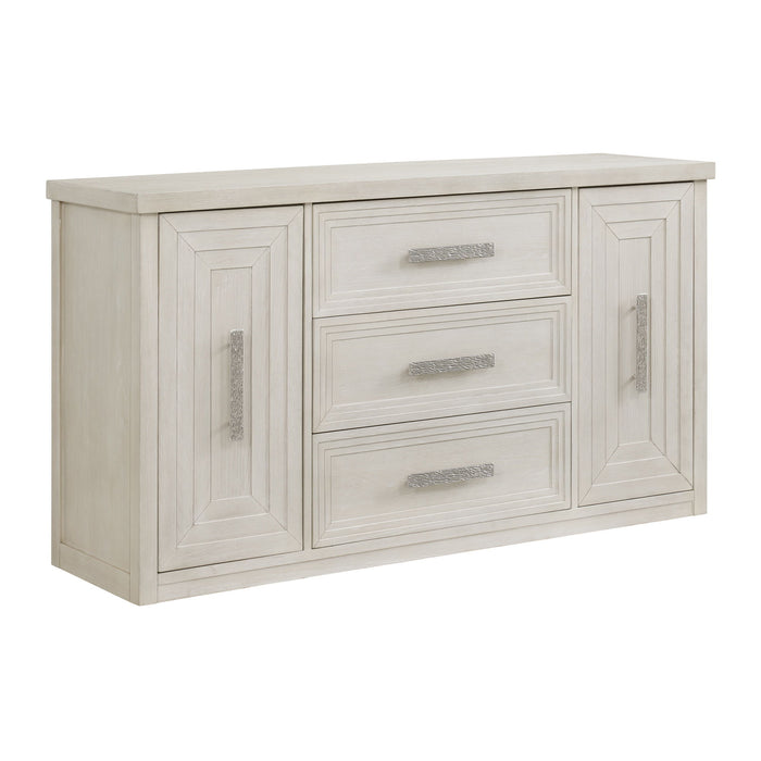 Avalanche - Server - Antique White – Servers by Elements International at Furniture Wholesale Plus , Nashville furniture store