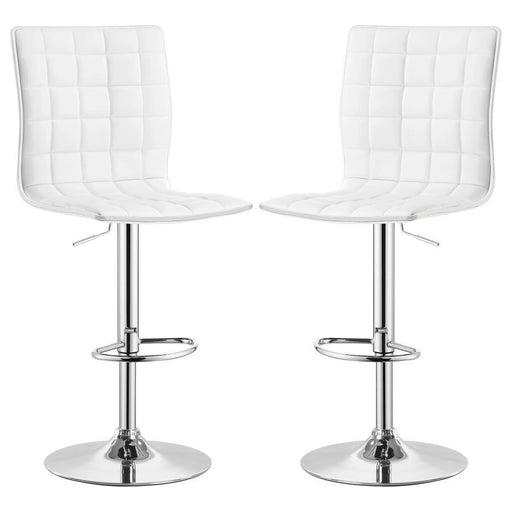 Ashbury - Upholstered Adjustable Bar Stool (Set of 2) - Premium Stool Sets from CoasterEveryday - Just $289! Shop now at Furniture Wholesale Plus  We are the best furniture store in Nashville, Hendersonville, Goodlettsville, Madison, Antioch, Mount Juliet, Lebanon, Gallatin, Springfield, Murfreesboro, Franklin, Brentwood