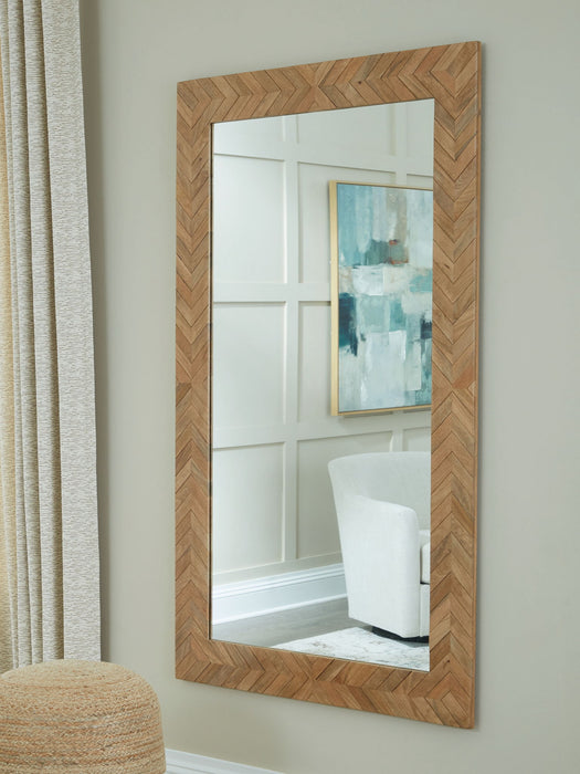 Waylane - Floor Mirror - Brown – Floor Mirrors by Signature Design by Ashley® at Furniture Wholesale Plus , Nashville furniture store
