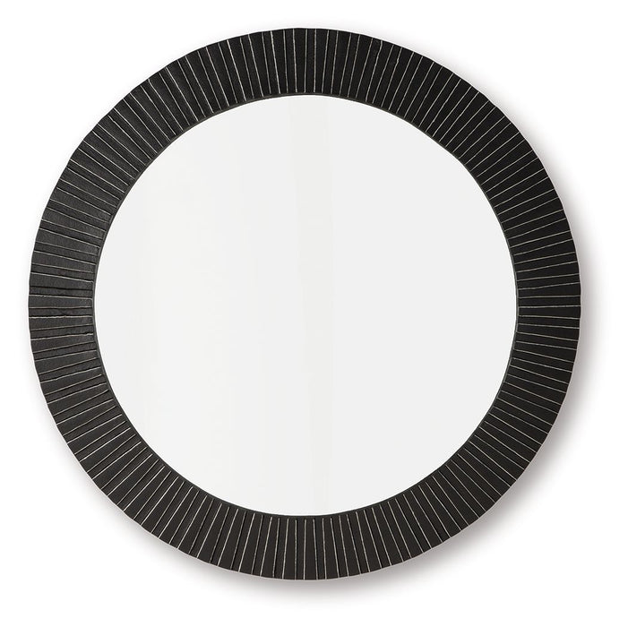 Ozias - Accent Mirror - Black – Accent Mirrors by Signature Design by Ashley® at Furniture Wholesale Plus , Nashville furniture store