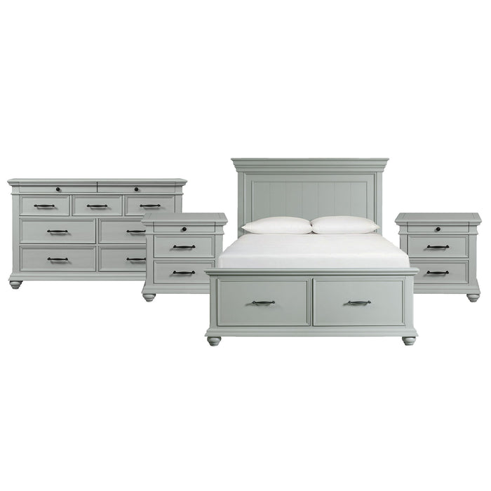 Slater - Platform Storage Bedroom Set – 3 Piece Bedroom Sets by Elements International at Furniture Wholesale Plus , Nashville furniture store