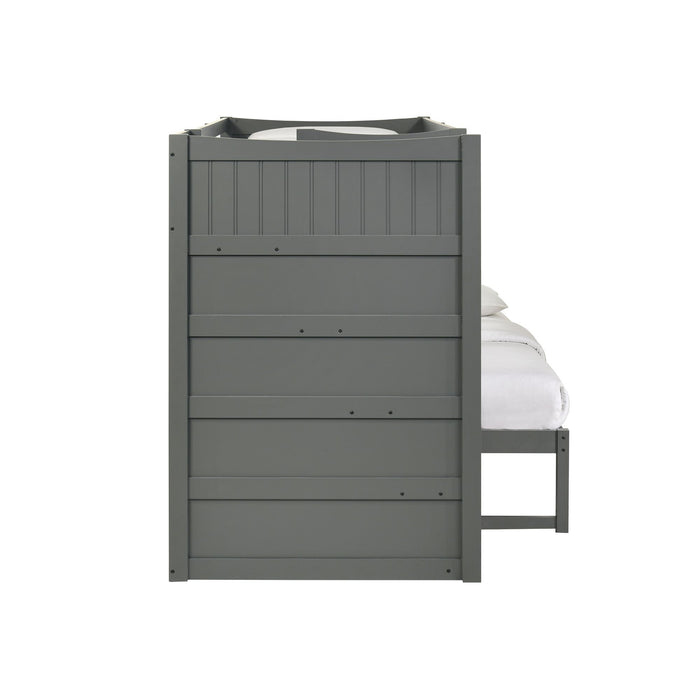 Sami - Step Bunk With Left Headboard – Bunk Beds by Elements International at Furniture Wholesale Plus , Nashville furniture store