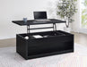 Knapp - Lift Top Cocktail Coffee Table With Dual Drawers - Black – Coffee Tables by Coaster Fine Furniture at Furniture Wholesale Plus , Nashville furniture store