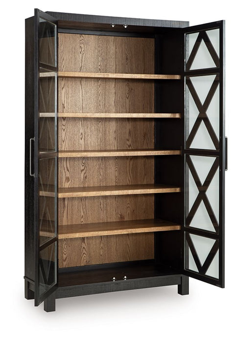 Christop - Accent Cabinet - Black / Brown – Accent Cabinets by Signature Design by Ashley® at Furniture Wholesale Plus , Nashville furniture store