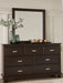 Covetown - Dresser And Mirror - Dark Brown – Dresser & Mirror by Signature Design by Ashley® at Furniture Wholesale Plus , Nashville furniture store
