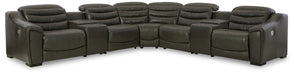 Center Line - Power Recliner Sectional – Reclining Sectionals by Signature Design by Ashley® at Furniture Wholesale Plus , Nashville furniture store
