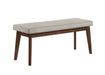 Salerno - Bench - Gray / Brown – Dining Benches by Crown Mark at Furniture Wholesale Plus , Nashville furniture store