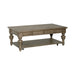 Americana Farmhouse - 3 Piece Table Set (1 Cocktail 2 End Tables) - Dusty Taupe – Table Sets by Liberty Furniture at Furniture Wholesale Plus , Nashville furniture store