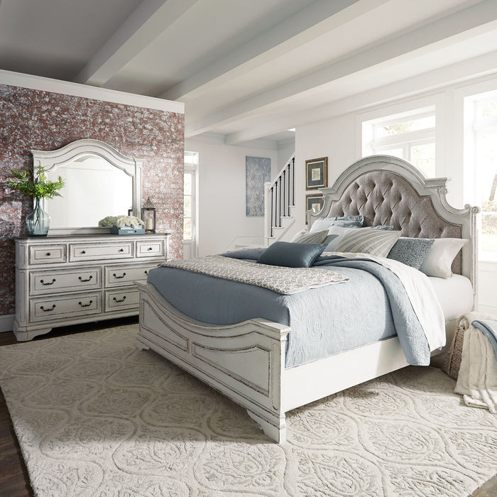 Magnolia Manor - Upholstered Bedroom Set – 3 Piece Bedroom Sets by Liberty Furniture at Furniture Wholesale Plus , Nashville furniture store