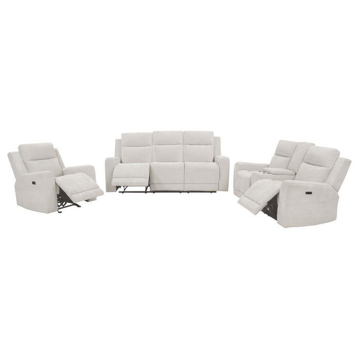 Kennett - Chenille Power Reclining Sofa Set – Reclining Sofas & Loveseats by Coaster Fine Furniture at Furniture Wholesale Plus , Nashville furniture store