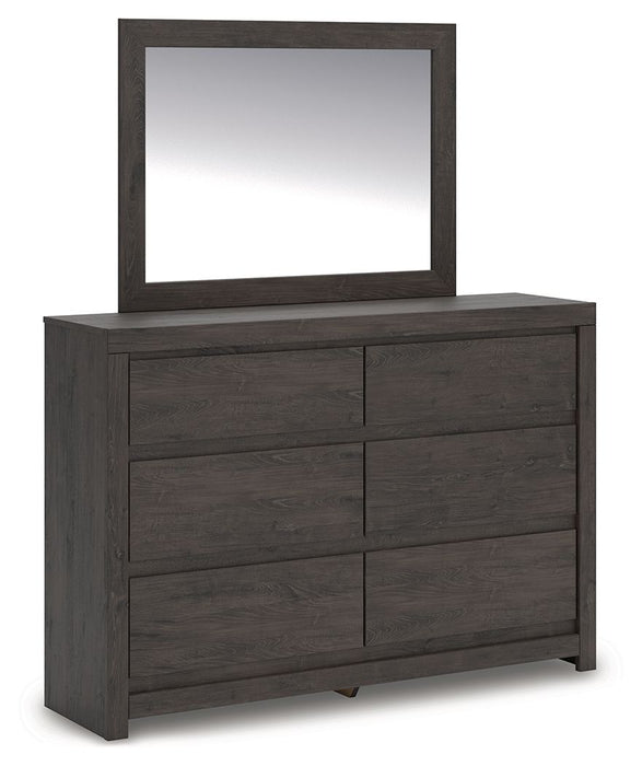 Fraluna - Dresser And Mirror - Charcoal – Dresser & Mirror by Signature Design by Ashley® at Furniture Wholesale Plus , Nashville furniture store