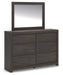 Fraluna - Dresser And Mirror - Charcoal – Dresser & Mirror by Signature Design by Ashley® at Furniture Wholesale Plus , Nashville furniture store