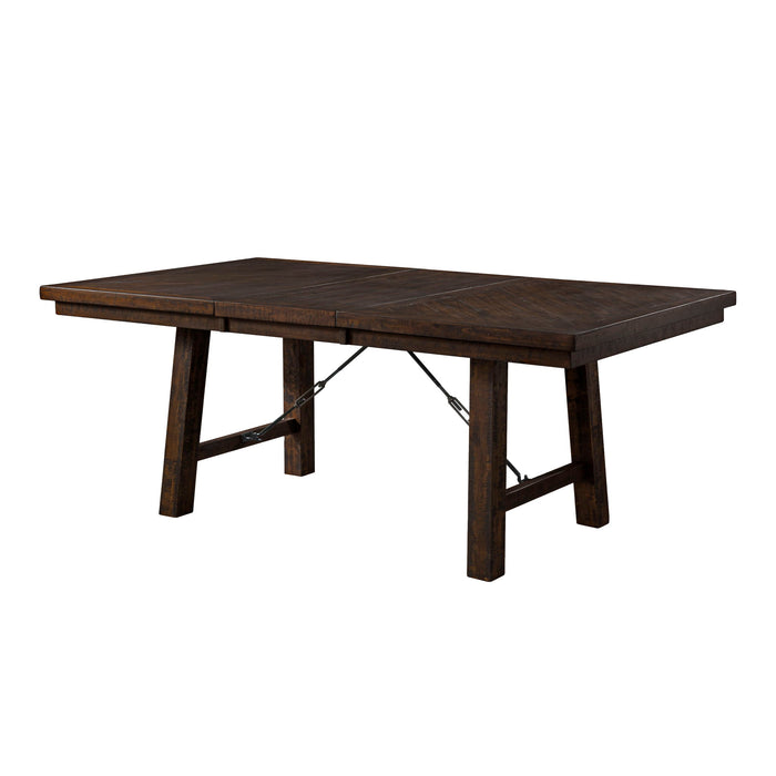Jax - Dining Table - Dark Walnut – Dining Tables with Extensions by Elements International at Furniture Wholesale Plus , Nashville furniture store